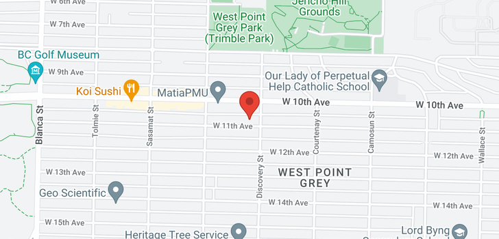 map of 4317 W 11TH AVENUE